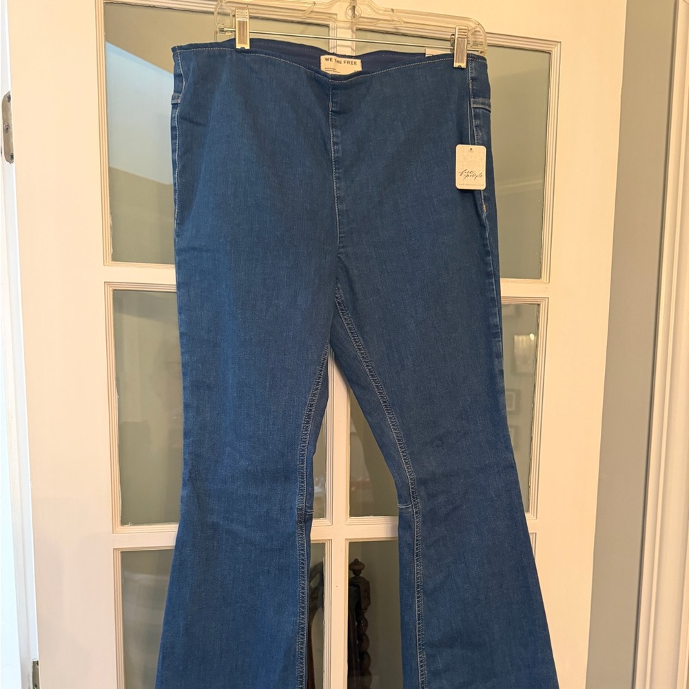 We The Free Blue Flare Jeans